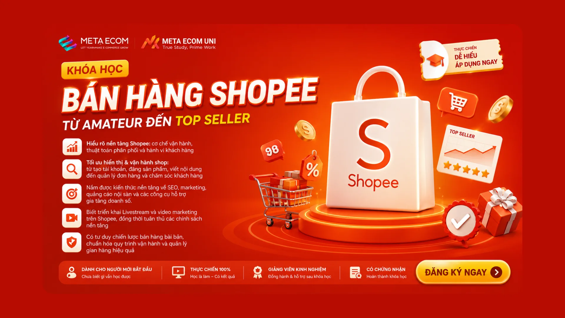 [COMING SOON] BÁN HÀNG SHOPEE - TỪ AMATEUR ĐẾN TOP SELLER