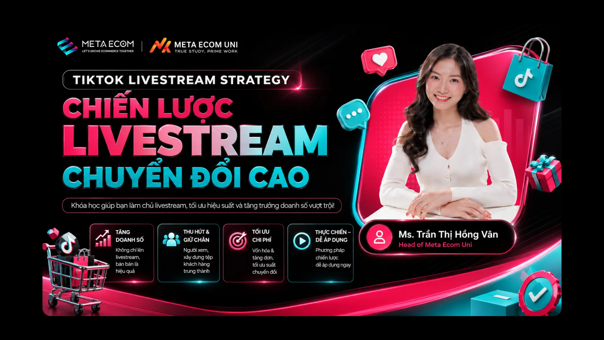 [COMING SOON] TIKTOK LIVESTREAM STRATEGY - CHIẾN LƯỢC LIVESTREAM CHUYỂN ĐỔI CAO